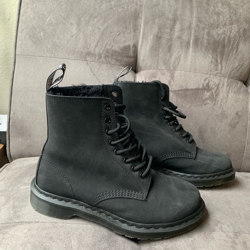 Black Suede Doc Martins